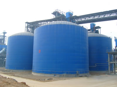 富县水泥钢板库改造